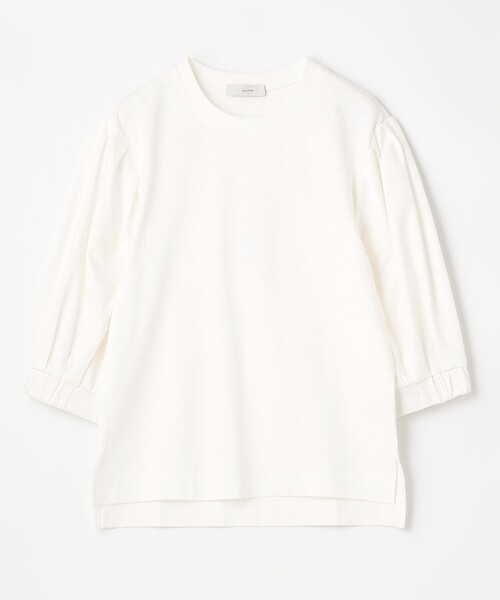 ANY（エニィ）の「【洗濯機可・UVケア】ビューティベーシックタックスリーブ Tシャツ（Tシャツ/カットソー・レディース・グレー系/アイボリー系/ベージュ系/ライトイエロー系・2/3）」の14枚目の写真