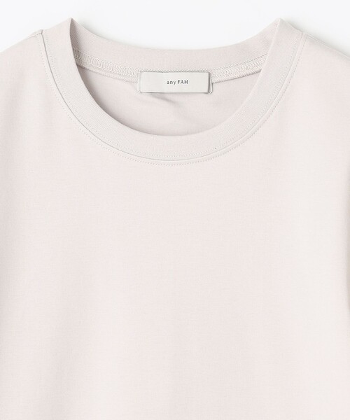 ANY（エニィ）の「【洗濯機可・UVケア】ビューティベーシックタックスリーブ Tシャツ（Tシャツ/カットソー・レディース・グレー系/アイボリー系/ベージュ系/ライトイエロー系・2/3）」の18枚目の写真
