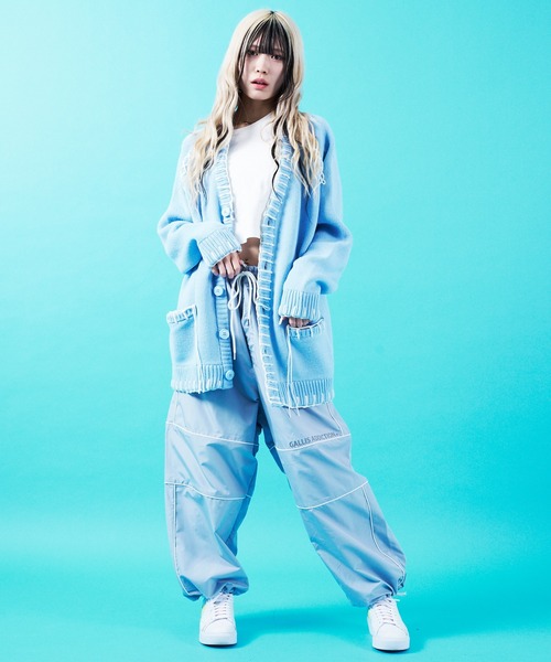 GALLIS ADDICTION（ガリスアディクション）の「GA HAND-KNITTING C/D（カーディガン/ボレロ・メンズ・ブラック/ホワイト/サックスブルー・FREE）」の21枚目の写真