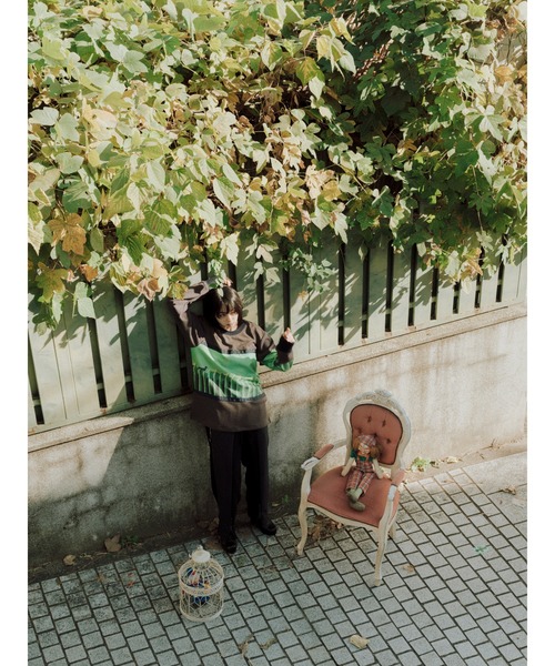 N'enuphar オレリーマティゴ 犬刺繍柄スウェット