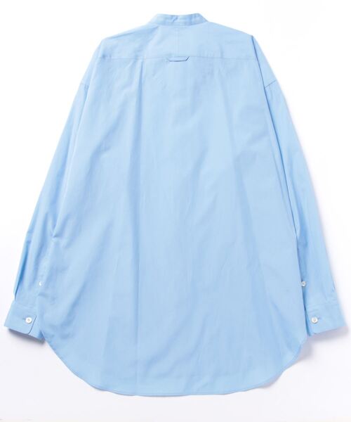 Traditional Weatherwear（トラディショナルウェザーウェア）の「STAND COLLAR SHIRT（シャツ/ブラウス・メンズ・サックスブルー/ホワイト・M/S）」の3枚目の写真
