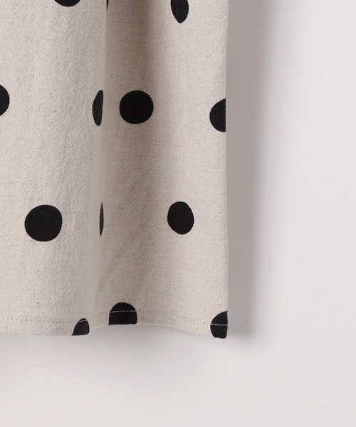 LOWRYS FARM（ローリーズファーム）の「コットン２ＷＡＹワンピース　185629（ワンピース・キッズ・ベージュ/ドット/ブラック・110cm/120cm/130cm/140cm/150cm）」の9枚目の写真