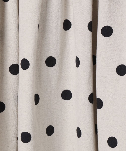 LOWRYS FARM（ローリーズファーム）の「コットン２ＷＡＹワンピース　185629（ワンピース・キッズ・ベージュ/ドット/ブラック・110cm/120cm/130cm/140cm/150cm）」の13枚目の写真