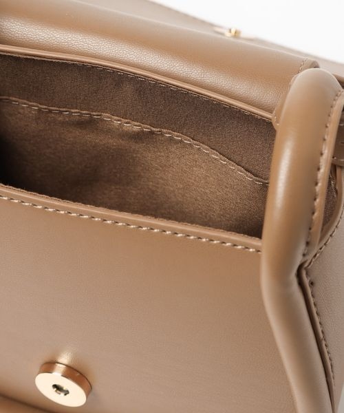 mysty woman（ミスティウーマン）の「フラップショルダーBAG（ショルダーバッグ・レディース・ライトブラウン/ライトイエロー/ブラック・FREE）」の13枚目の写真