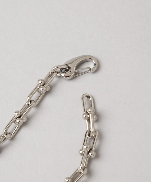 HARE(ハレ)の「【WEB限定】ステンレスリンクチェーンブレス(HARE)(ブレスレット・メンズ・シルバー・FREE)」の2枚目の写真