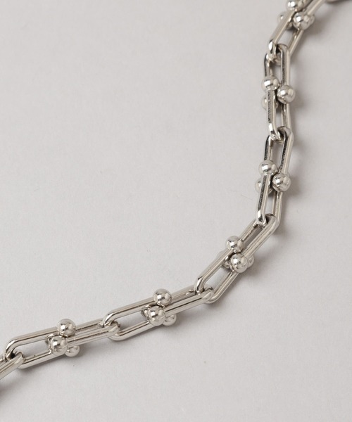 HARE(ハレ)の「【WEB限定】ステンレスリンクチェーンブレス(HARE)(ブレスレット・メンズ・シルバー・FREE)」の3枚目の写真