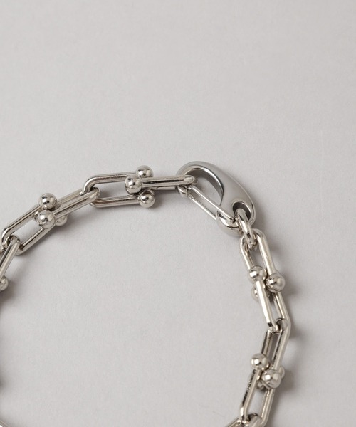 HARE(ハレ)の「【WEB限定】ステンレスリンクチェーンブレス(HARE)(ブレスレット・メンズ・シルバー・FREE)」の6枚目の写真