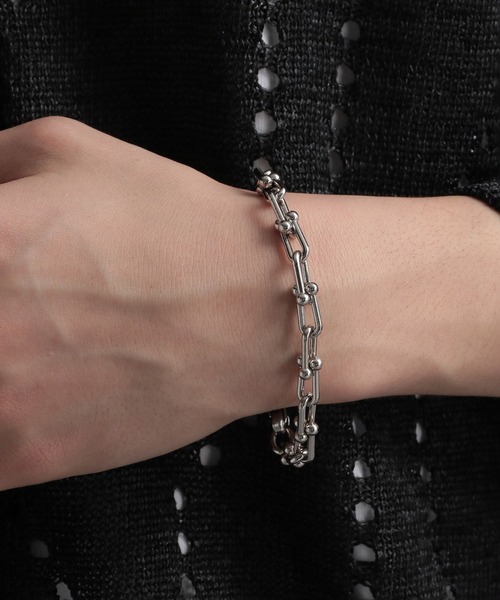 HARE(ハレ)の「【WEB限定】ステンレスリンクチェーンブレス(HARE)(ブレスレット・メンズ・シルバー・FREE)」の8枚目の写真