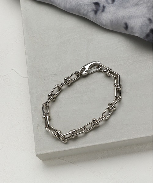 HARE(ハレ)の「【WEB限定】ステンレスリンクチェーンブレス(HARE)(ブレスレット・メンズ・シルバー・FREE)」の11枚目の写真