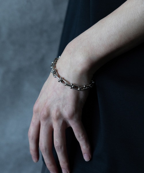 HARE(ハレ)の「【WEB限定】ステンレスリンクチェーンブレス(HARE)(ブレスレット・メンズ・シルバー・FREE)」の10枚目の写真