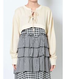 merry jenny | ショートワッフルリボンカーディガン(カーディガン/ボレロ)