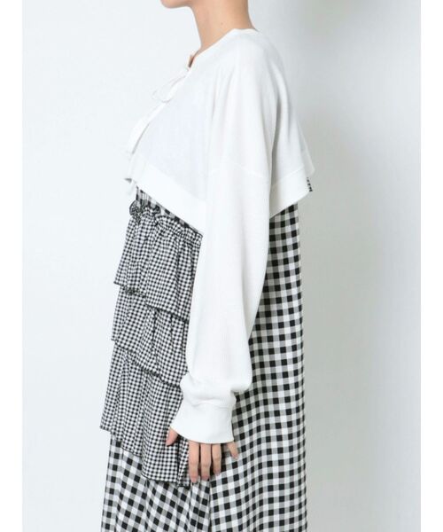 merry jenny（メリージェニー）の「ショートワッフルリボンカーディガン（カーディガン/ボレロ・レディース・オフホワイト/アイボリー・FREE）」の22枚目の写真