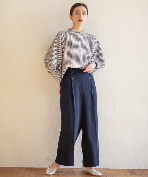 OPAQUE.CLIP（オペークドットクリップ）の「◆ボリュームスリーブブラウス【洗濯機洗い可】（シャツ/ブラウス・レディース・ブラック系2/ホワイト系/ブルー系2/ベージュ・36/40/42/38）」の16枚目の写真