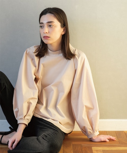 OPAQUE.CLIP（オペークドットクリップ）の「◆ボリュームスリーブブラウス【洗濯機洗い可】（シャツ/ブラウス・レディース・ブラック系2/ホワイト系/ブルー系2/ベージュ・36/40/42/38）」の13枚目の写真