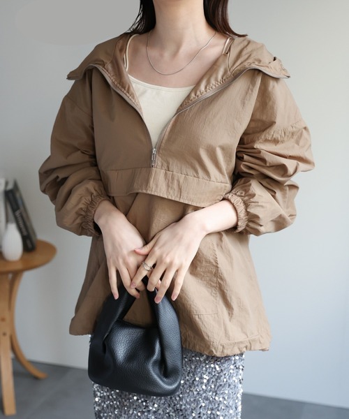 SHENERY ワッシャーアノラックパーカー　美品 SHENERY（シーナリー）の「ワッシャーアノラックパーカー
