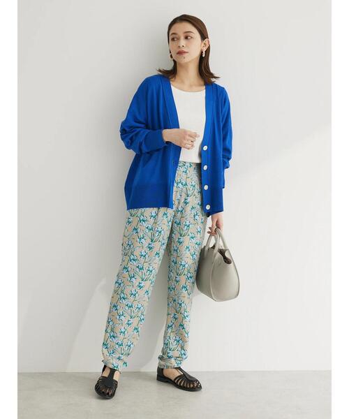 Green　Parks（グリーンパークス）の「洗える　ショート丈カーディガン（カーディガン/ボレロ・レディース・ブルー/ネイビー/オレンジ/アイボリー・FREE）」の21枚目の写真