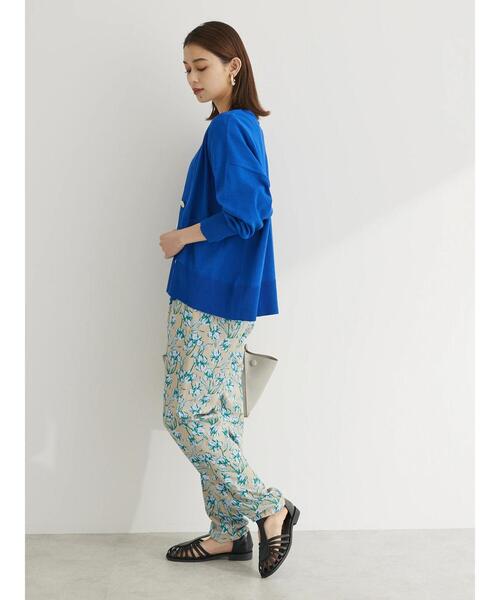 Green　Parks（グリーンパークス）の「洗える　ショート丈カーディガン（カーディガン/ボレロ・レディース・ブルー/ネイビー/オレンジ/アイボリー・FREE）」の17枚目の写真