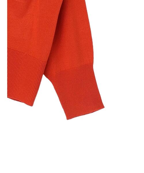 Green　Parks（グリーンパークス）の「洗える　ショート丈カーディガン（カーディガン/ボレロ・レディース・ブルー/ネイビー/オレンジ/アイボリー・FREE）」の20枚目の写真