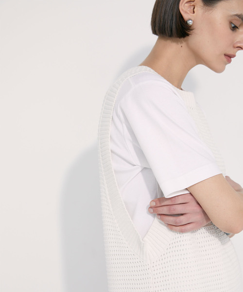 N.O.R.C by the line（ノークバイザライン）の「マルチファンクションTシャツ（Tシャツ/カットソー・レディース・カーキ/ブラック/ホワイト/ラベンダー/ベージュ・S/M）」の12枚目の写真