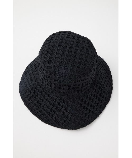 MOUSSY（マウジー）の「LACY BUCKET ハット（ハット・レディース・オフホワイト/ブラック・FREE）」の4枚目の写真