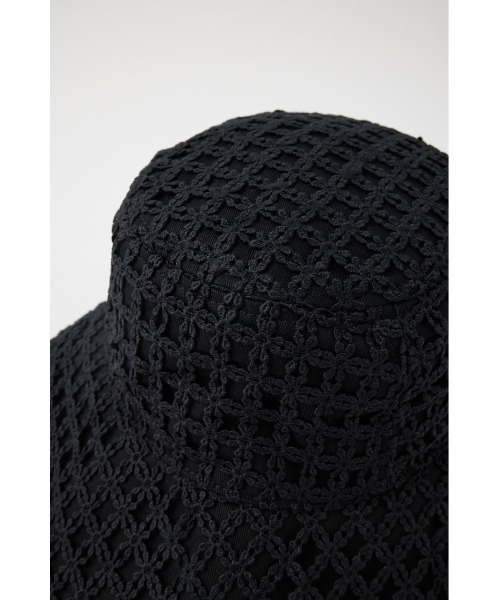 MOUSSY（マウジー）の「LACY BUCKET ハット（ハット・レディース・オフホワイト/ブラック・FREE）」の8枚目の写真