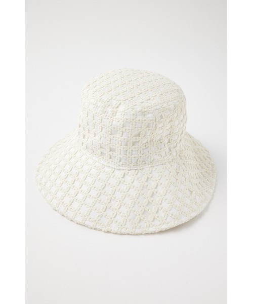 MOUSSY（マウジー）の「LACY BUCKET ハット（ハット・レディース・オフホワイト/ブラック・FREE）」の11枚目の写真
