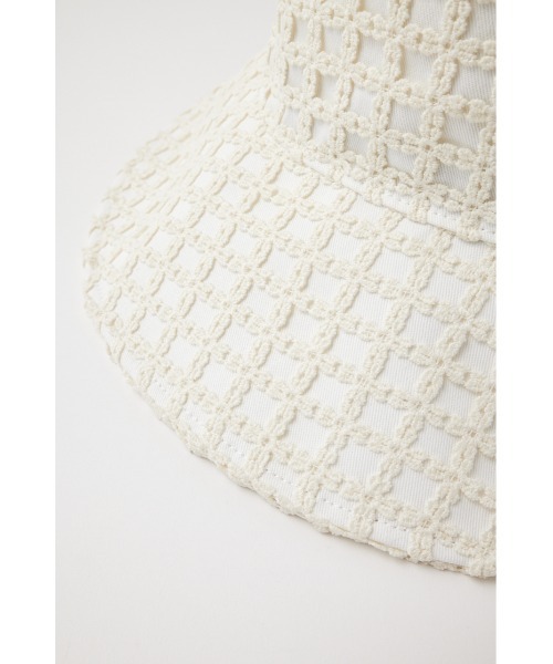 MOUSSY（マウジー）の「LACY BUCKET ハット（ハット・レディース・オフホワイト/ブラック・FREE）」の13枚目の写真