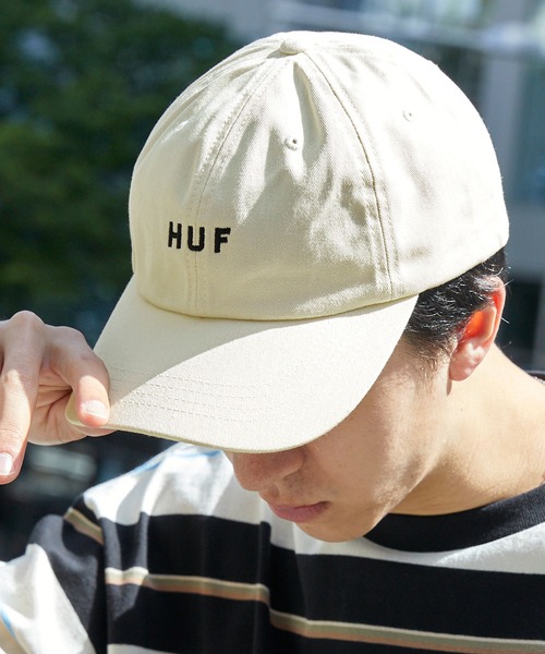 HUF(ハフ)の「HUF/ハフ ESSENTIALS OG LOGO CV ロゴキャップ(キャップ・メンズ・ホワイト/ブラック/ライトブルー・FREE)」の19枚目の写真
