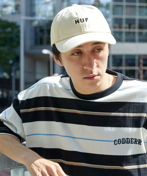 HUF(ハフ)の「HUF/ハフ ESSENTIALS OG LOGO CV ロゴキャップ(キャップ・メンズ・ホワイト/ブラック/ライトブルー・FREE)」の20枚目の写真