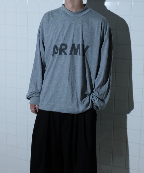 MILITARY（ミリタリー）の「U.S MILITARY/ユーエスミリタリー P.F.U ARMY LS TEEアーミーロングスリーブTEE（Tシャツ/カットソー・メンズ・グレー・XX-LARGE/LARGE/X-LARGE/MEDIUM）」の10枚目の写真