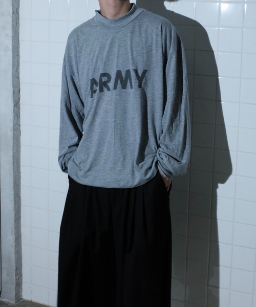 MILITARY（ミリタリー）の「U.S MILITARY/ユーエスミリタリー P.F.U ARMY LS TEEアーミーロングスリーブTEE（Tシャツ/カットソー・メンズ・グレー・XX-LARGE/LARGE/X-LARGE/MEDIUM）」の14枚目の写真