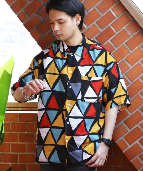 ８(eight)（エイト）の「総柄レーヨン開襟シャツ（シャツ/ブラウス・メンズ・その他4/その他1/その他5/その他3/その他6/その他2・LARGE/MEDIUM）」の4枚目の写真