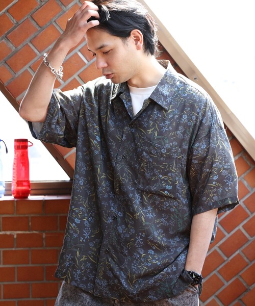 ８(eight)（エイト）の「総柄レーヨン開襟シャツ（シャツ/ブラウス・メンズ・その他4/その他1/その他5/その他3/その他6/その他2・LARGE/MEDIUM）」の6枚目の写真