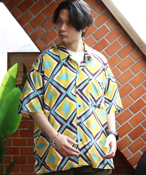 ８(eight)（エイト）の「総柄レーヨン開襟シャツ（シャツ/ブラウス・メンズ・その他4/その他1/その他5/その他3/その他6/その他2・LARGE/MEDIUM）」の11枚目の写真