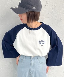 ワンポイント刺繍ラグランTシャツ【ZOZOTOWN限定アイテム】