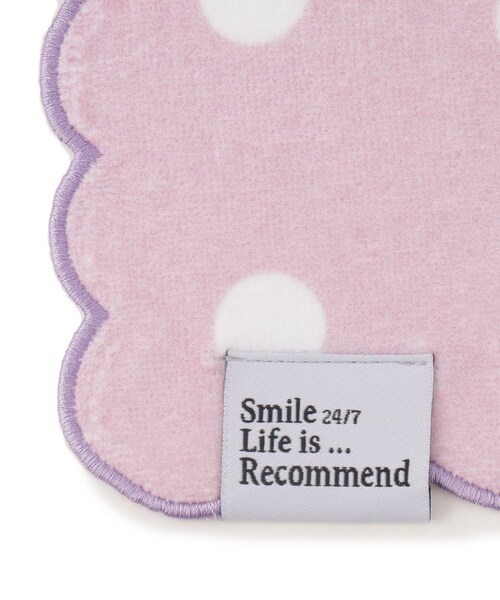 SHOO・LA・RUE（シューラルー）の「◆タオルハンカチ スカラップ（ハンカチ/ハンドタオル・レディース・ホワイト/パープル系4/ピンク系・00）」の4枚目の写真