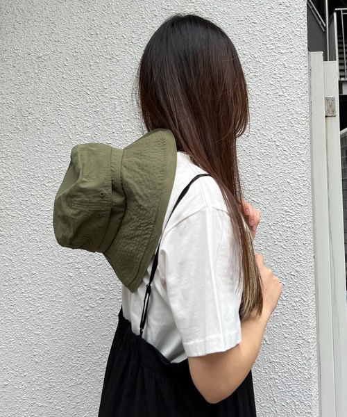 LBC（エルビーシー）の「ベンチレーションサファリハット（ハット・レディース・オリーブ/ベージュ/ネイビー・FREE）」の2枚目の写真