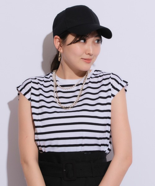Mystrada(マイストラーダ)の「クルーネックカットソー(Tシャツ/カットソー・レディース・ブラック系その他・38)」の3枚目の写真