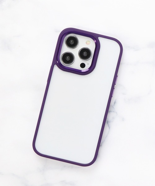 relac（レーラック）の「クリアパネル iPhoneケース（スマホケース/カバー・レディース・グリーン/オフホワイト/パープル/ライトブルー/ワインレッド/ネイビー/ホワイト/ブラック/ラベンダー/ピンク/ミント・Q/P/R/O）」の8枚目の写真