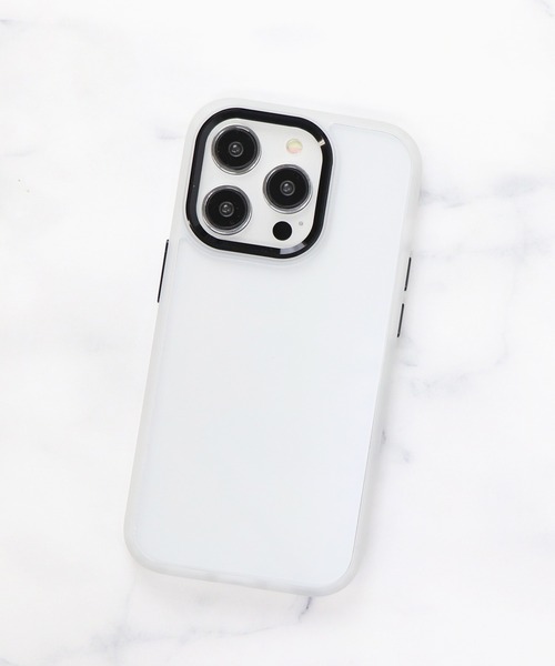 relac（レーラック）の「クリアパネル iPhoneケース（スマホケース/カバー・レディース・グリーン/オフホワイト/パープル/ライトブルー/ワインレッド/ネイビー/ホワイト/ブラック/ラベンダー/ピンク/ミント・Q/P/R/O）」の2枚目の写真