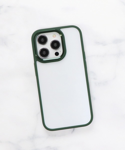 relac（レーラック）の「クリアパネル iPhoneケース（スマホケース/カバー・レディース・グリーン/オフホワイト/パープル/ライトブルー/ワインレッド/ネイビー/ホワイト/ブラック/ラベンダー/ピンク/ミント・Q/P/R/O）」の4枚目の写真