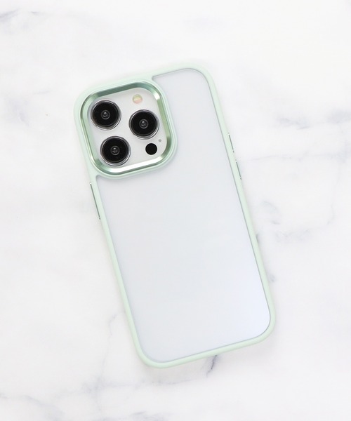 relac（レーラック）の「クリアパネル iPhoneケース（スマホケース/カバー・レディース・グリーン/オフホワイト/パープル/ライトブルー/ワインレッド/ネイビー/ホワイト/ブラック/ラベンダー/ピンク/ミント・Q/P/R/O）」の5枚目の写真