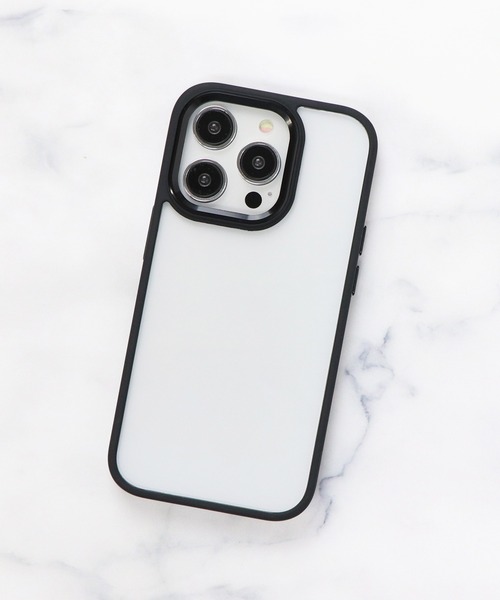 relac（レーラック）の「クリアパネル iPhoneケース（スマホケース/カバー・レディース・グリーン/オフホワイト/パープル/ライトブルー/ワインレッド/ネイビー/ホワイト/ブラック/ラベンダー/ピンク/ミント・Q/P/R/O）」の3枚目の写真