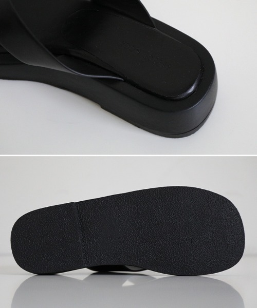 select MOCA(セレクトモカ)の「プラットフォームトングサンダル(サンダル・レディース・ブラック・SMALL/MEDIUM/LARGE)」の11枚目の写真