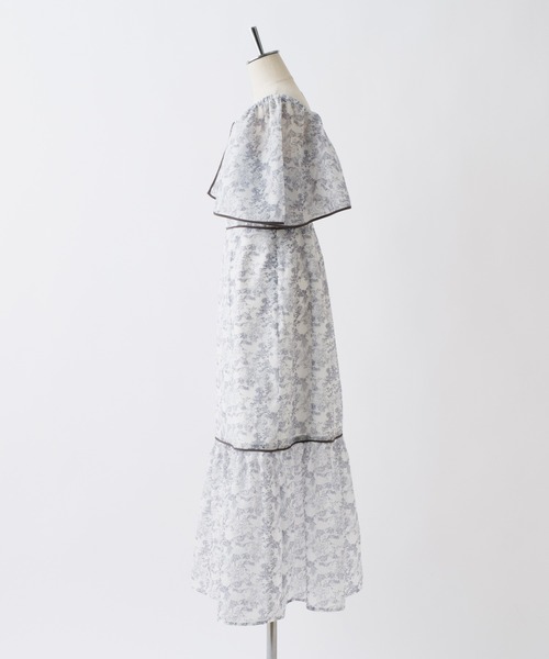 one after another NICE CLAUP（ワンアフターアナザーナイスクラップ）の「トワルドジュイ/オリジナルプリントワンピース（ワンピース・レディース・グレー系その他/ピンク系その他/ライトグレー系・FREE）」の5枚目の写真