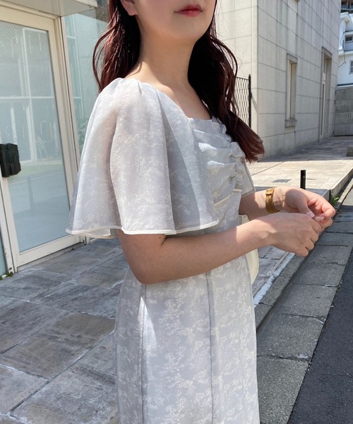 one after another NICE CLAUP（ワンアフターアナザーナイスクラップ）の「トワルドジュイ/オリジナルプリントワンピース（ワンピース・レディース・グレー系その他/ピンク系その他/ライトグレー系・FREE）」の21枚目の写真