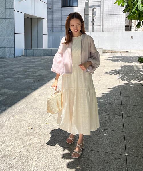 Couture broochうす軽アウターバックフリルシアーブルゾン　36 Couture Brooch ブルゾン アウター 「ロングシーズン対応！うす