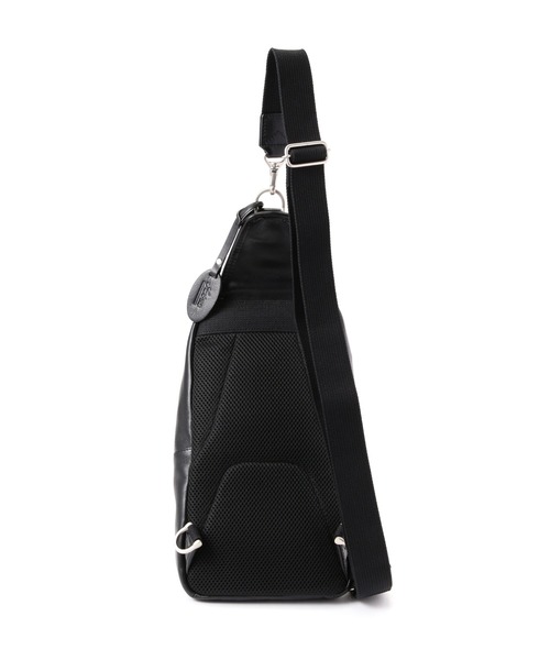 AVIREX（アヴィレックス）の「VARSITY LEATHER ONE SHOULDER BAG/ バーシティーレザーワンショルダーバッグＡＶＸ５６２９（ショルダーバッグ・レディース・ブラック/ホワイト系2/ダークブラウン・F）」の8枚目の写真