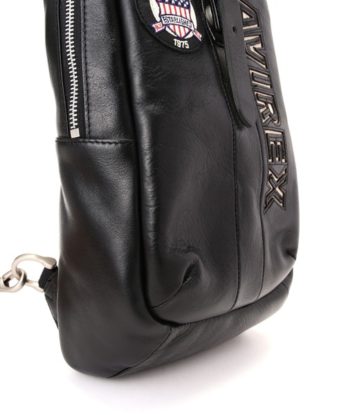 VARSITY LEATHER ONE SHOULDER BAG/ バーシティーレザーワンショルダー