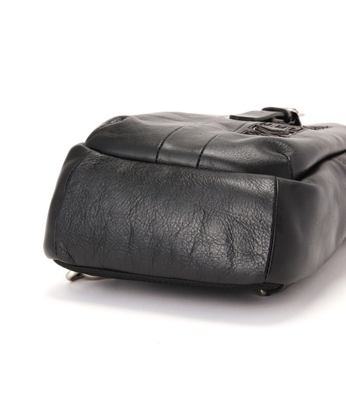 VARSITY LEATHER ONE SHOULDER BAG/ バーシティーレザーワン